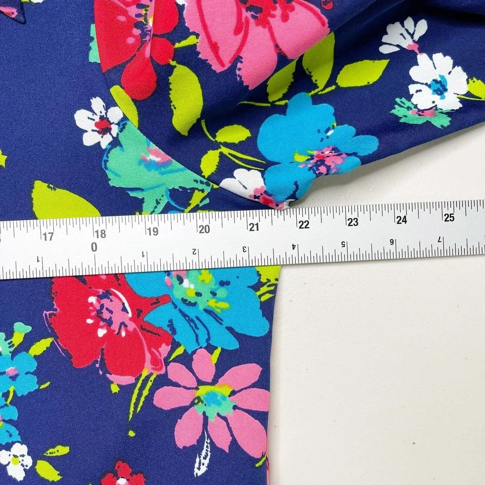 Le Soft Shirt by Lady‎ Manhattan Floral Shirt Size 16 Button Down Belted Vintage
